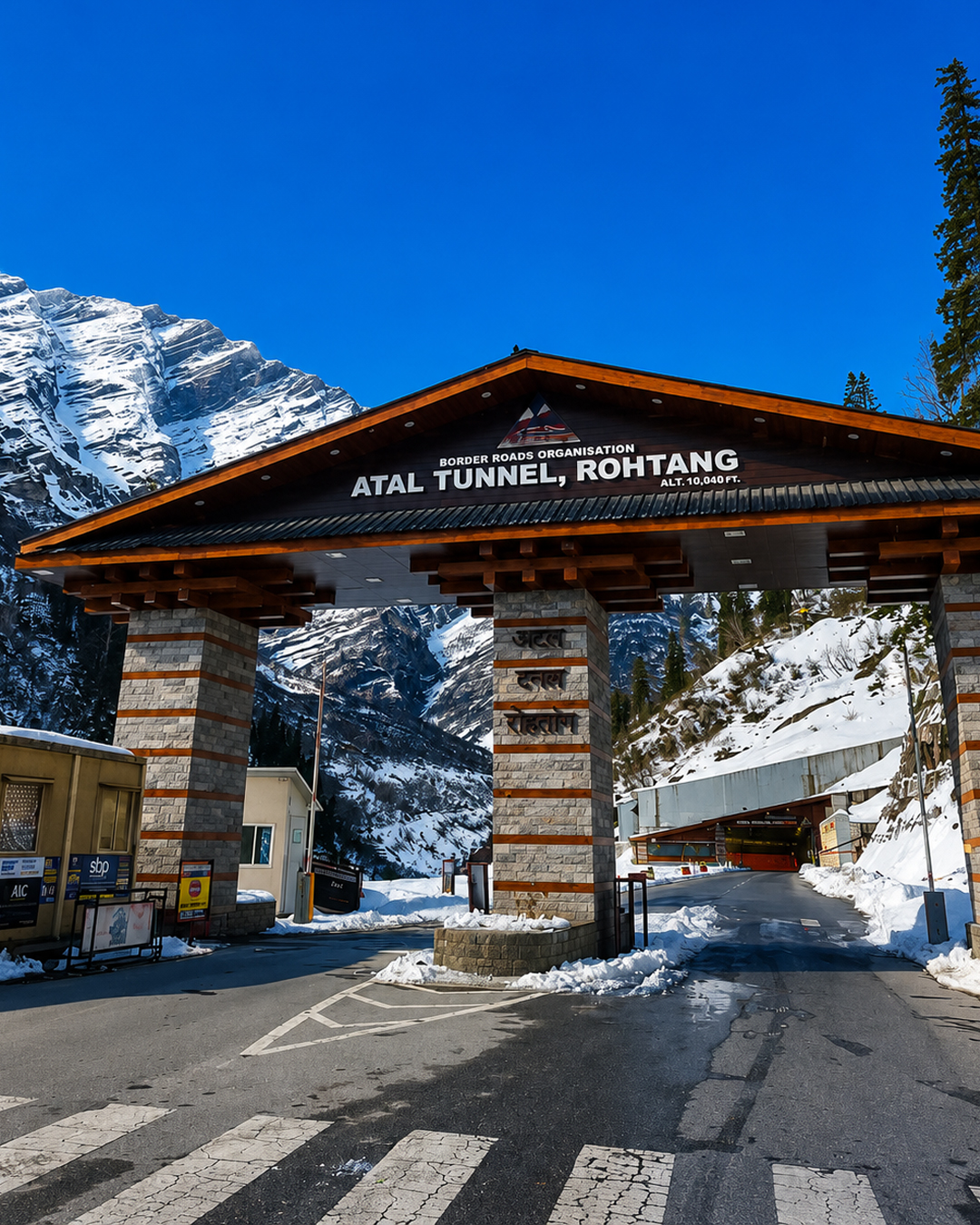 Snowy Atal Tunnel route