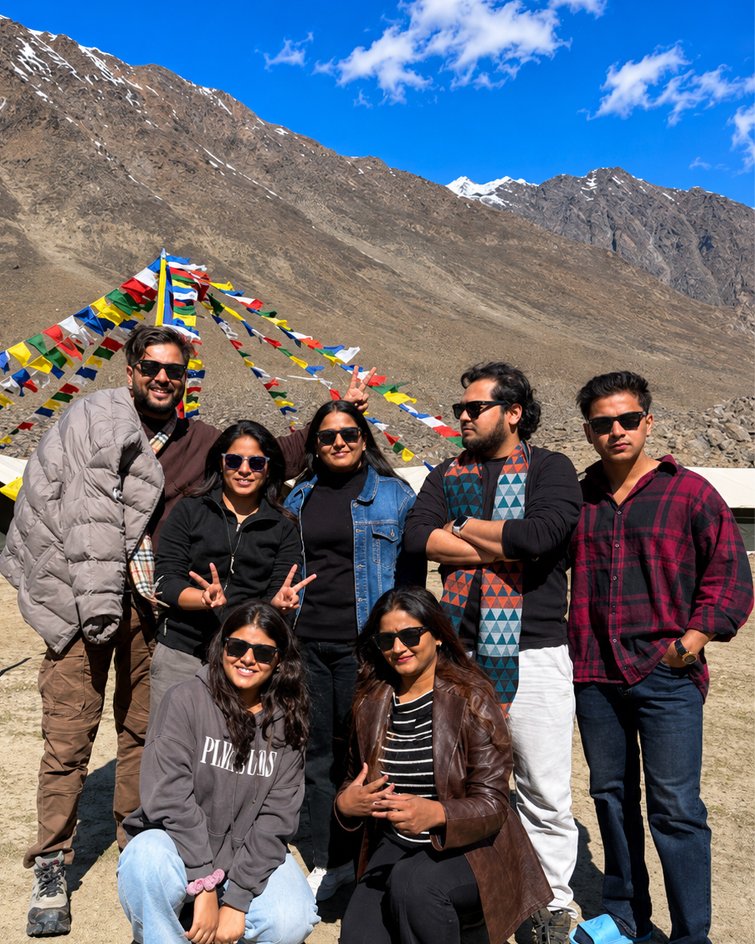 Half circuit group at Spiti camp