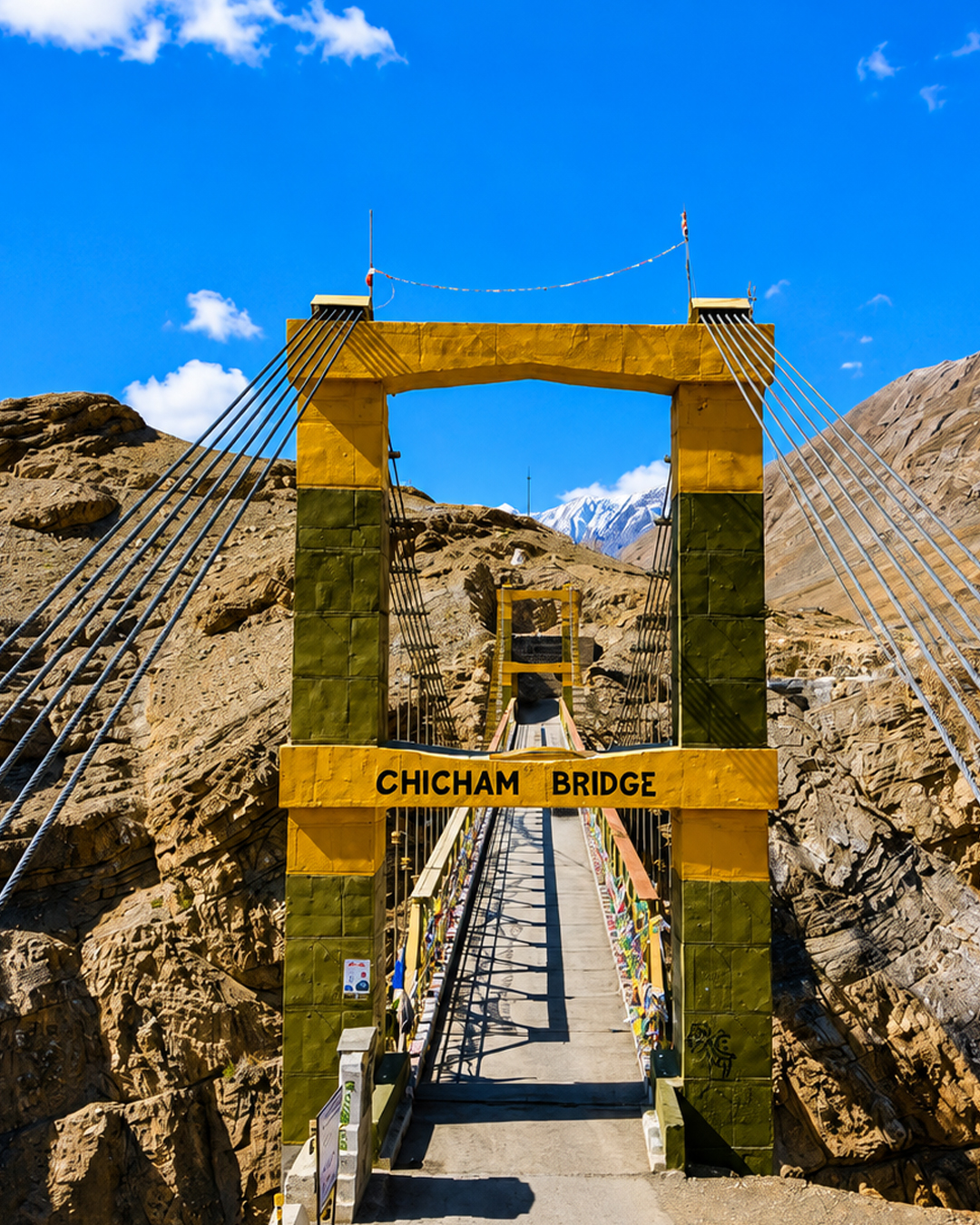 Chicham Bridge in Spiti
