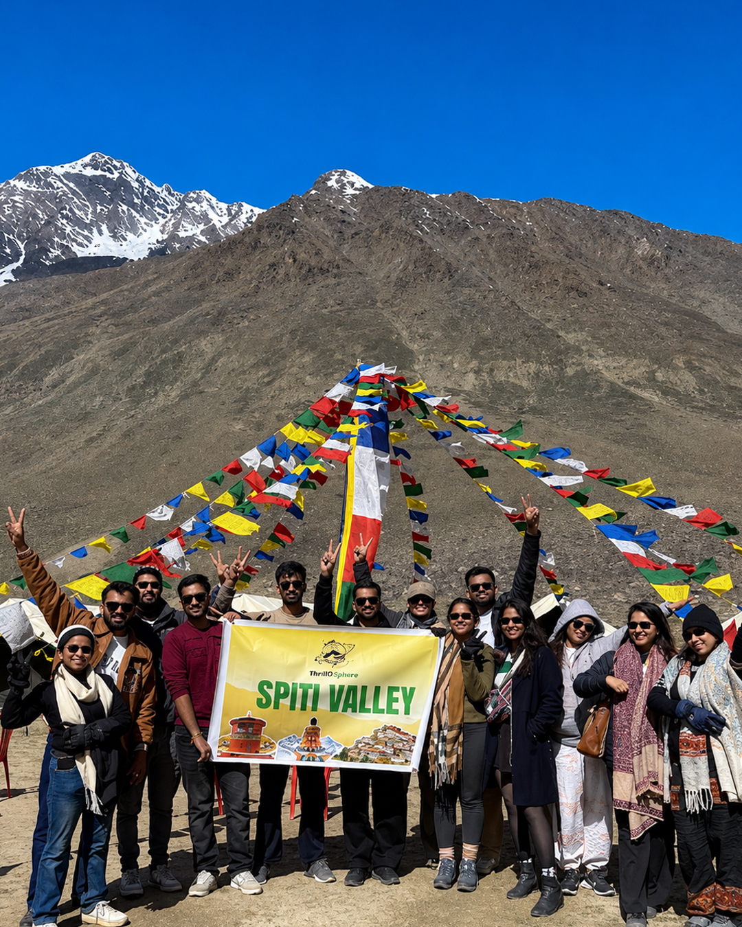 Winter Spiti group at camp